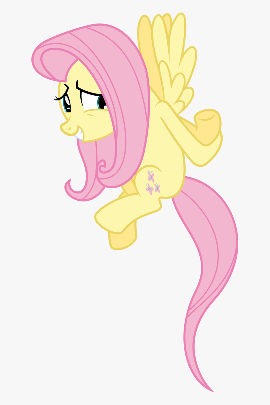 Transparent Fluttershy Png - Mlp Fluttershy Vector Flying, Png Download, Free Download