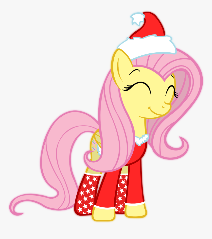 Fluttershy Is Best Pony Fact - My Little Pony Christmas Png, Transparent Png, Free Download