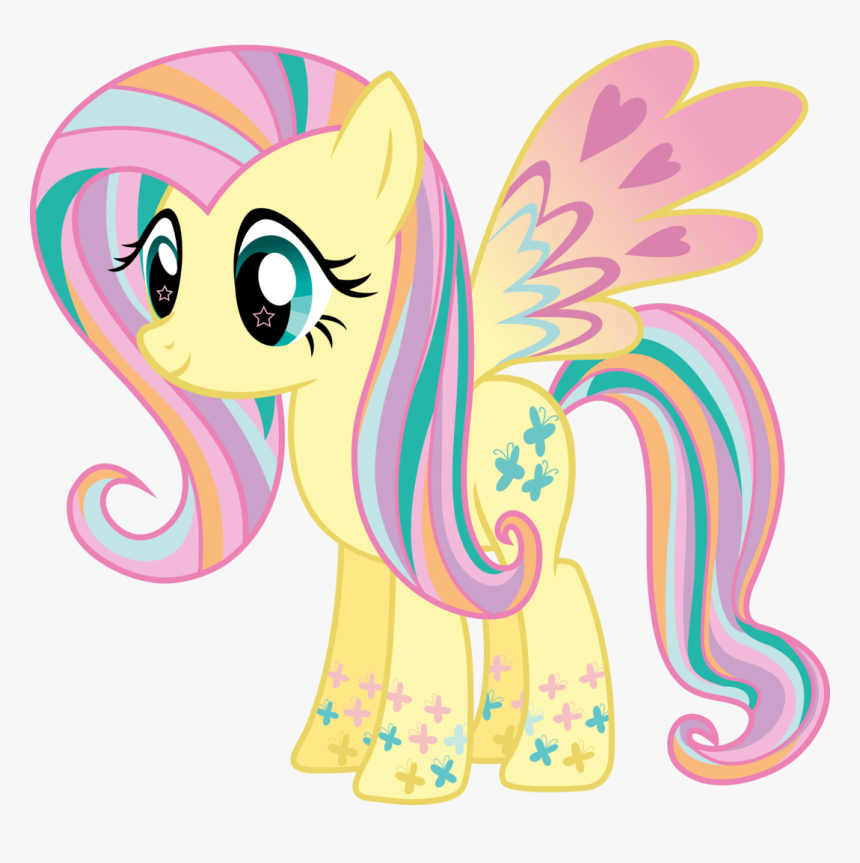 Transparent Fluttershy Clipart - My Little Pony Rainbow Power Fluttershy, HD Png Download, Free Download