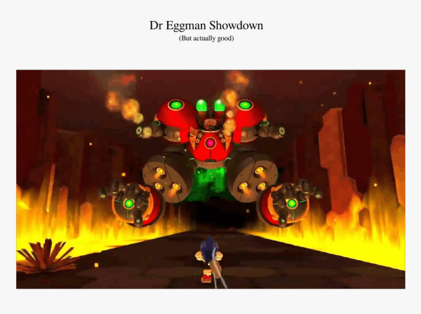 Sonic Lost World Dr Eggman Showdown, HD Png Download, Free Download