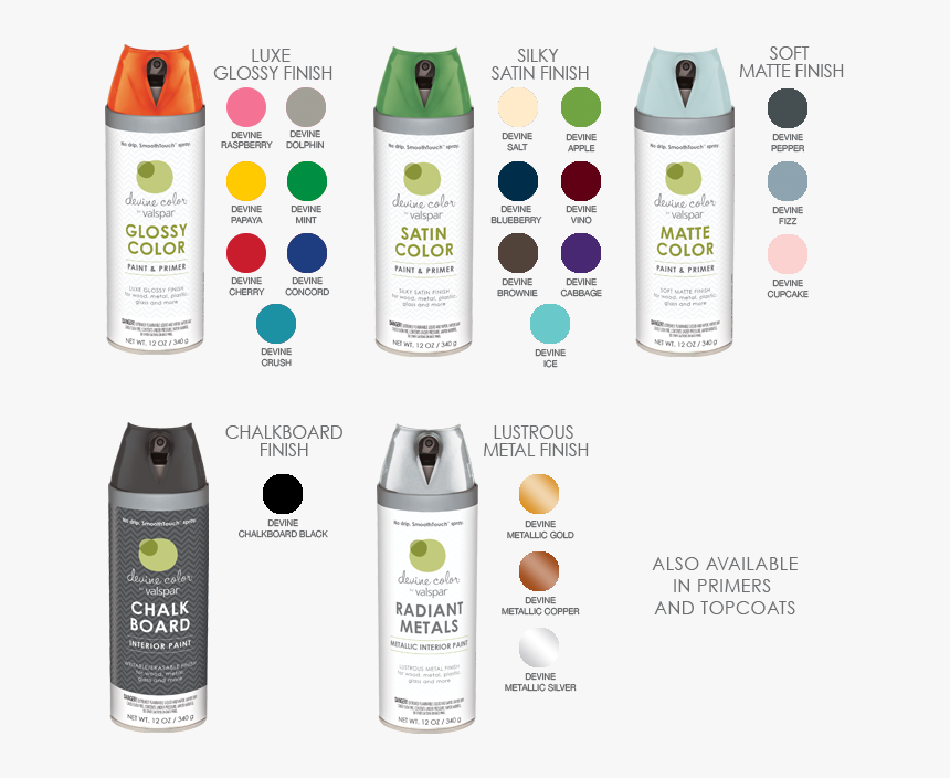 Devine Color Spray Paint By Valspar, HD Png Download, Free Download