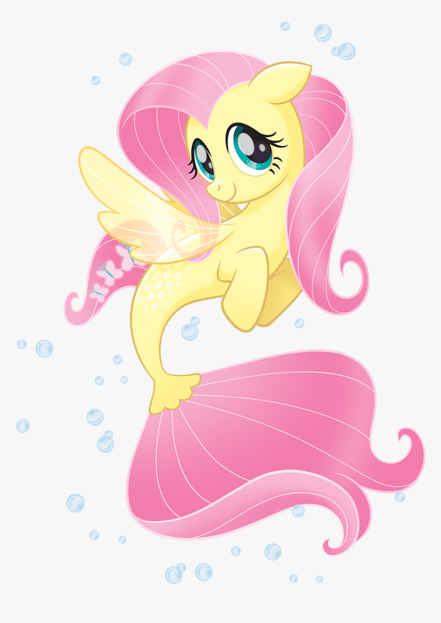 Transparent Movie Vector Png - My Little Pony Fluttershy Seapony, Png Download, Free Download