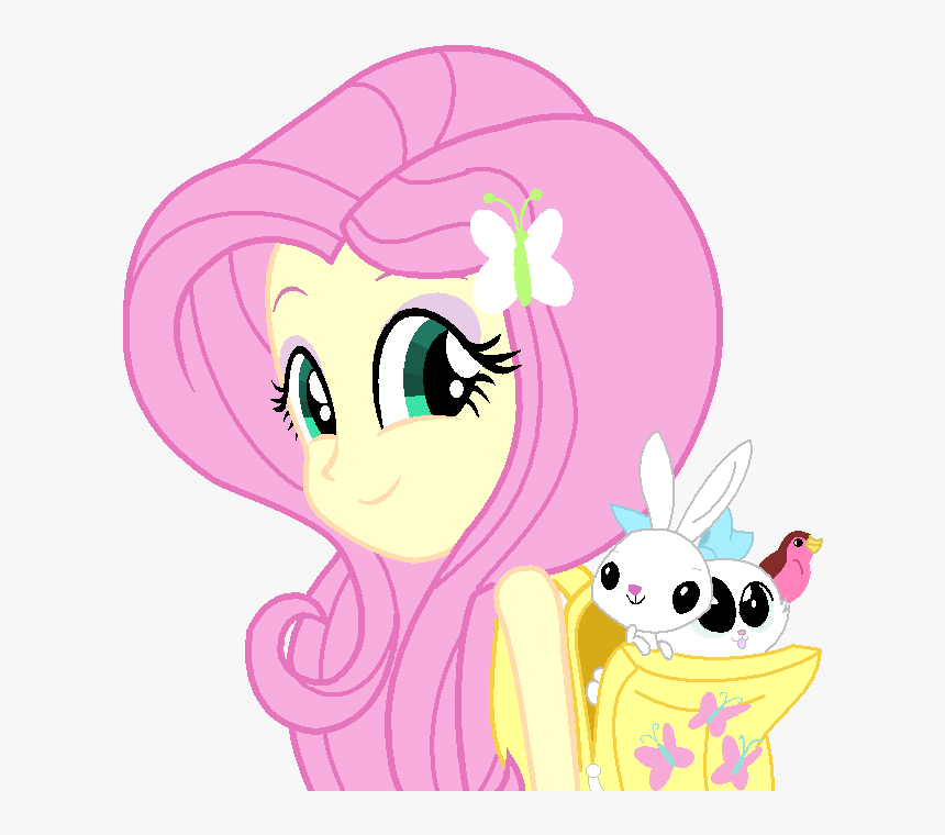 Fluttershy By Pasteldoveponyartist - Gifs De Fluttershy Humana, HD Png Download, Free Download