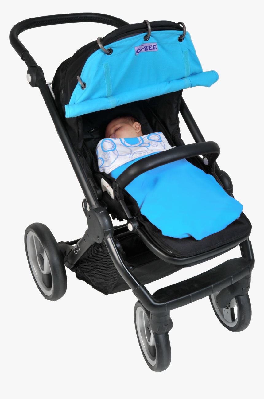 Blue Pram Image Purepng - Baby In Stroller Png, Transparent Png, Free Download
