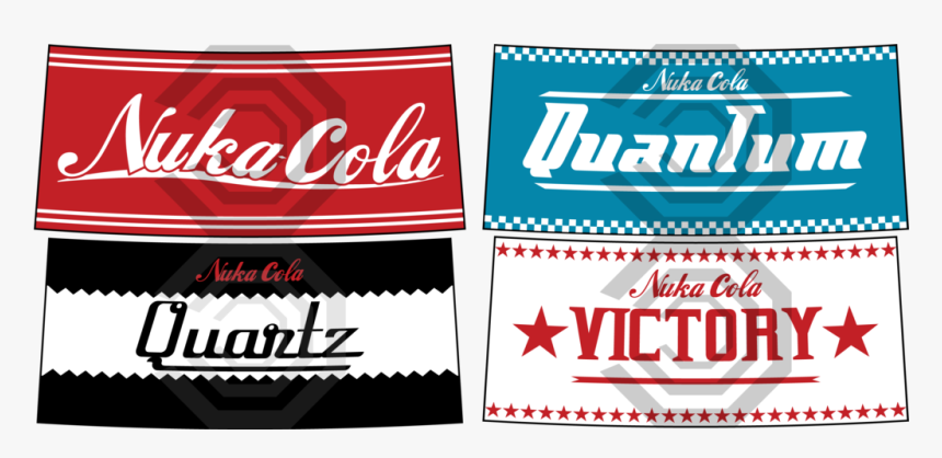 Nuka Cola Template - Nuka Cola Bottle Logo, HD Png Download, Free Download