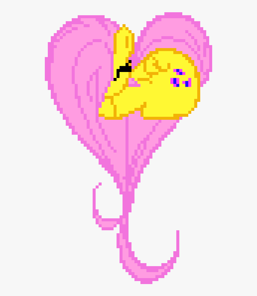 Pixel Art Fluttershy, HD Png Download, Free Download