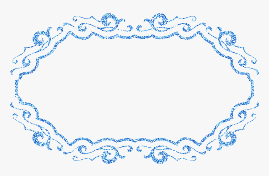 Label Border Png - Glitter Golden Frames Png, Transparent Png, Free Download