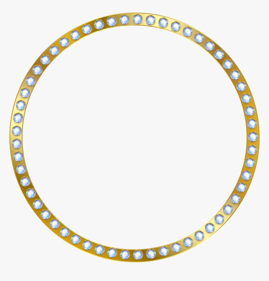 Round Border Frame Gold, HD Png Download, Free Download