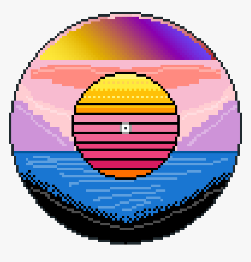 Circle , Png Download - Vaporwave Vinyl Art, Transparent Png, Free Download