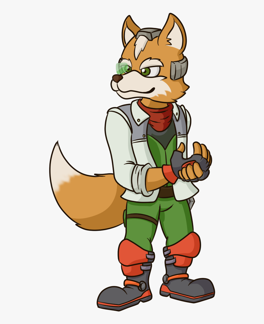 Transparent Fox Mccloud Png - Cartoon, Png Download, Free Download