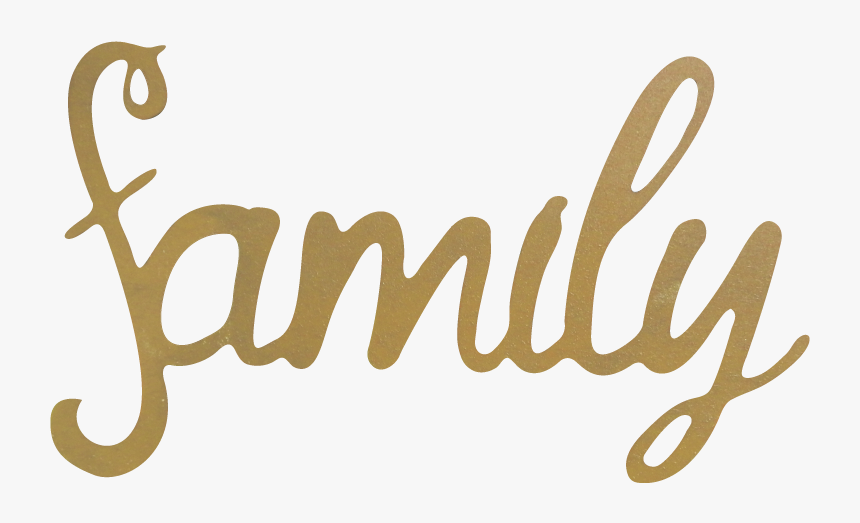Family Word Transparent Background, HD Png Download, Free Download