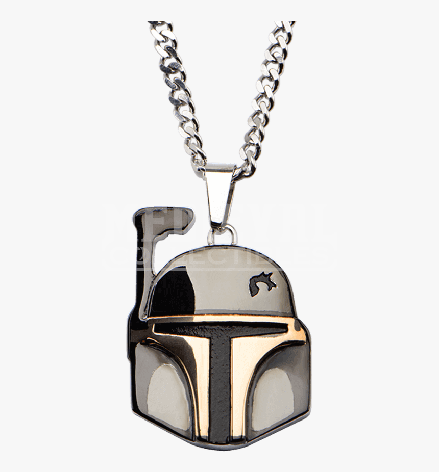 Transparent Boba Fett Helmet Png - Boba Fett Necklace, Png Download, Free Download