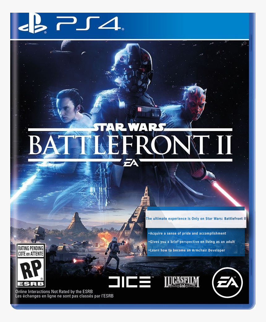 Star Wars Battlefront Ii Ps4 Png, Transparent Png, Free Download