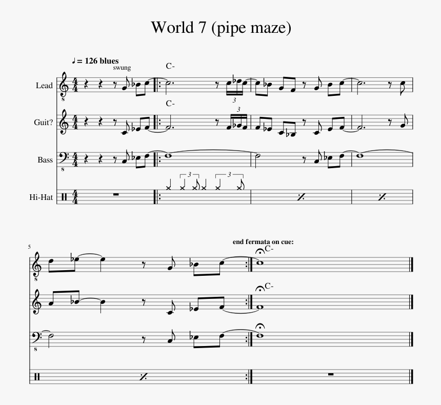 7 Years Trumpet Sheet Music, HD Png Download, Free Download