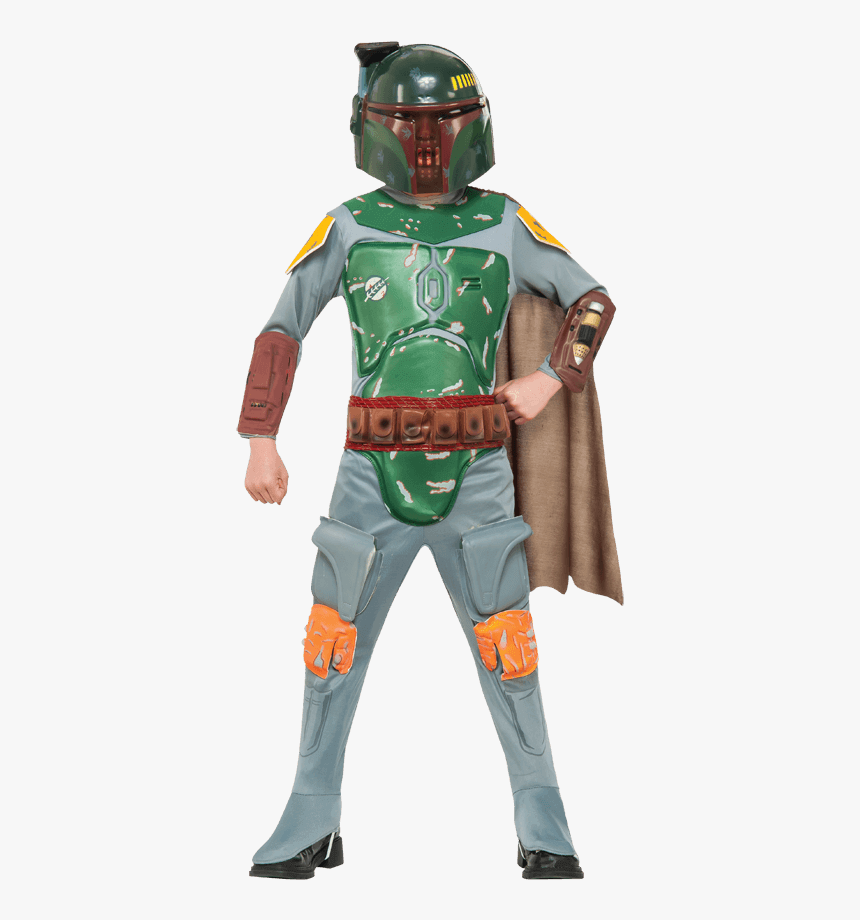 Deluxe Kids Boba Fett Costume - Star Wars Costumes For Kids Boys, HD Png Download, Free Download