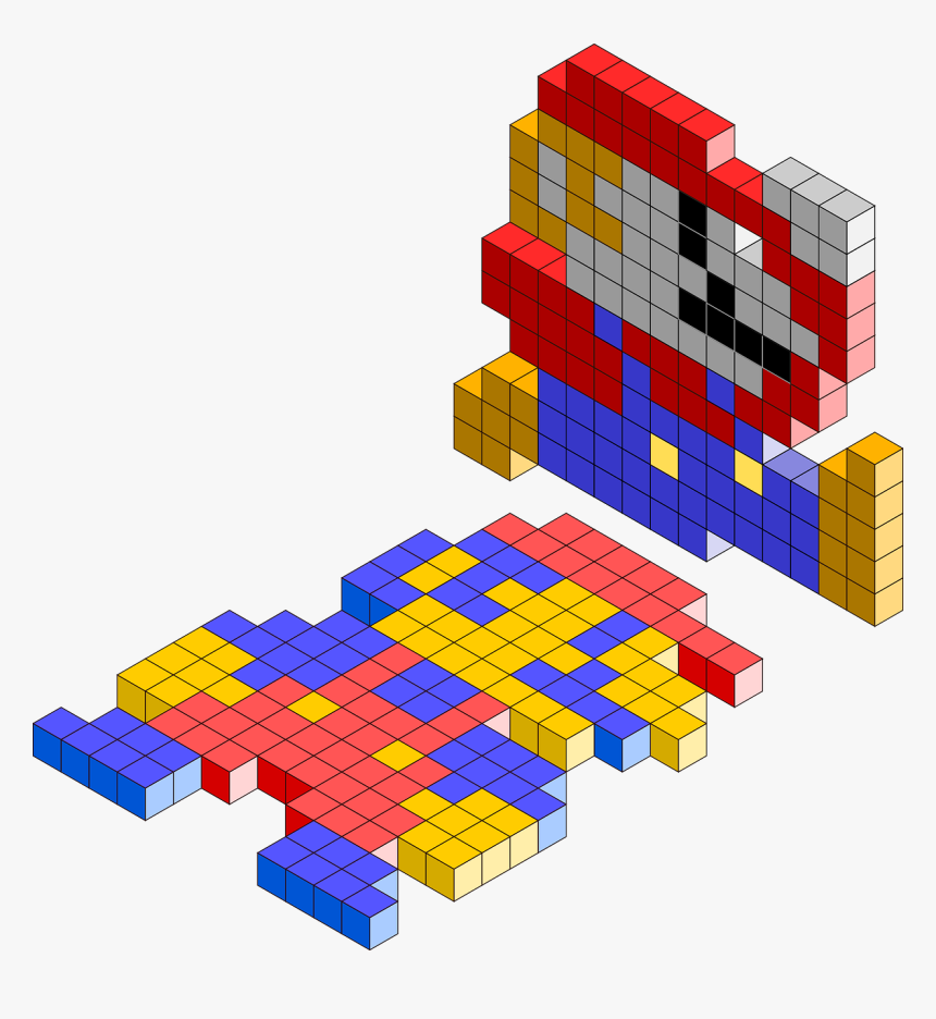 Tetris Pixel 3d, HD Png Download, Free Download