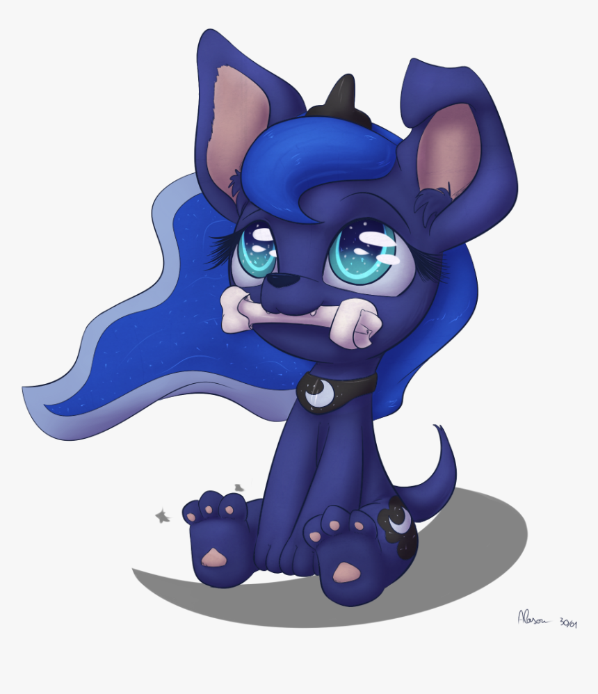 Princess Luna Twilight Sparkle Whiskers Mammal Cartoon - Princess Luna As A Puppy, HD Png Download, Free Download