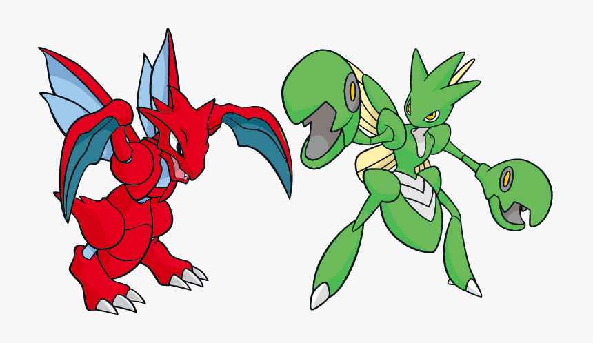 Transparent Scyther Png - Scyther And Scizor, Png Download, Free Download