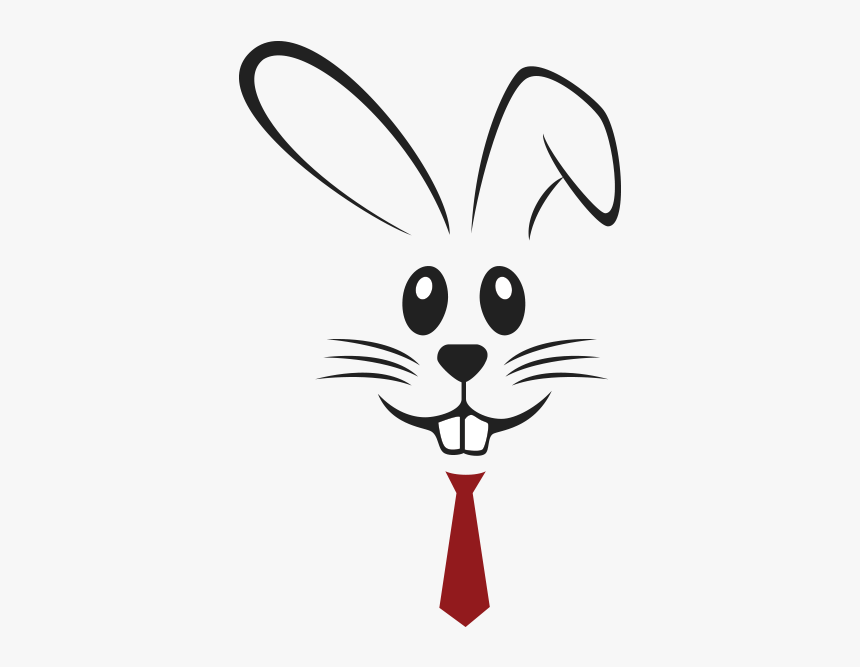 Red Tie Rabbit - Carrots For The Easter Bunny Svg Free, HD Png Download, Free Download