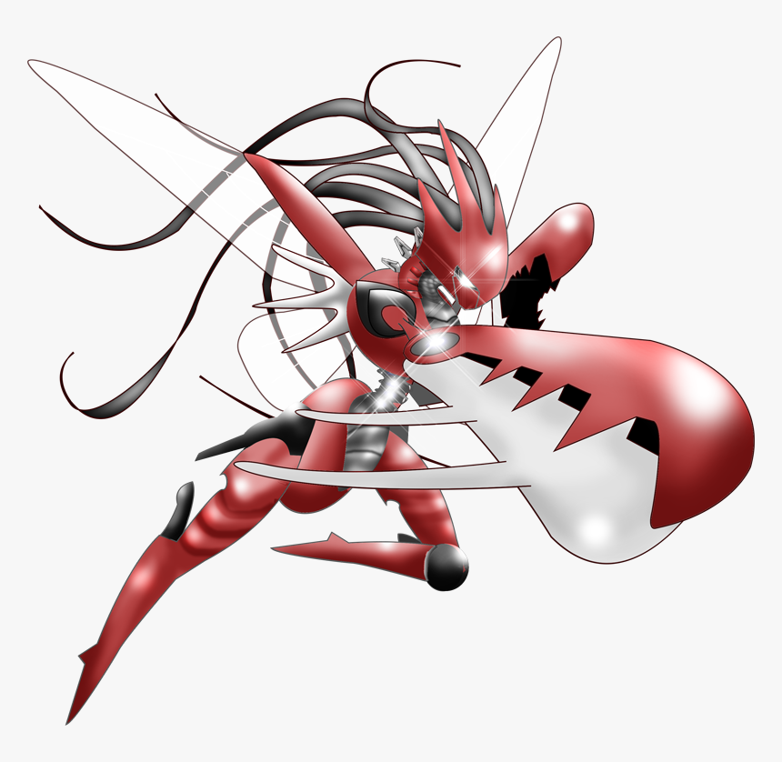 Mega Evolution Shiny Scizor, HD Png Download, Free Download