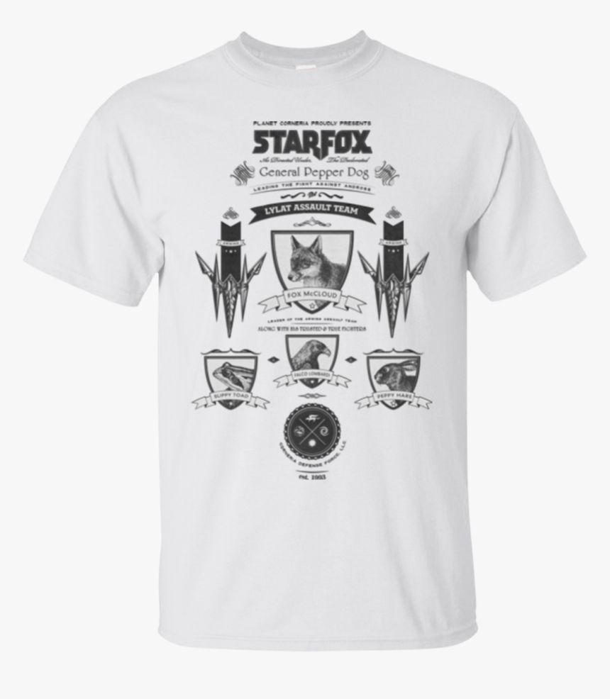 Star Fox Vintage T-shirt - Best Logo Of Animals, HD Png Download, Free Download