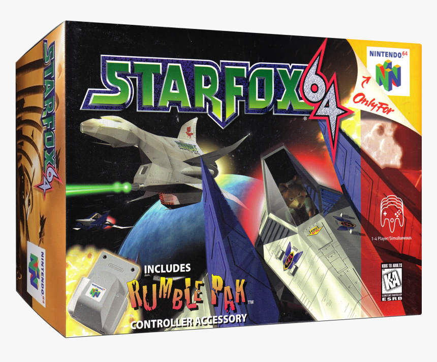 Star Fox 64 Box Art, HD Png Download, Free Download