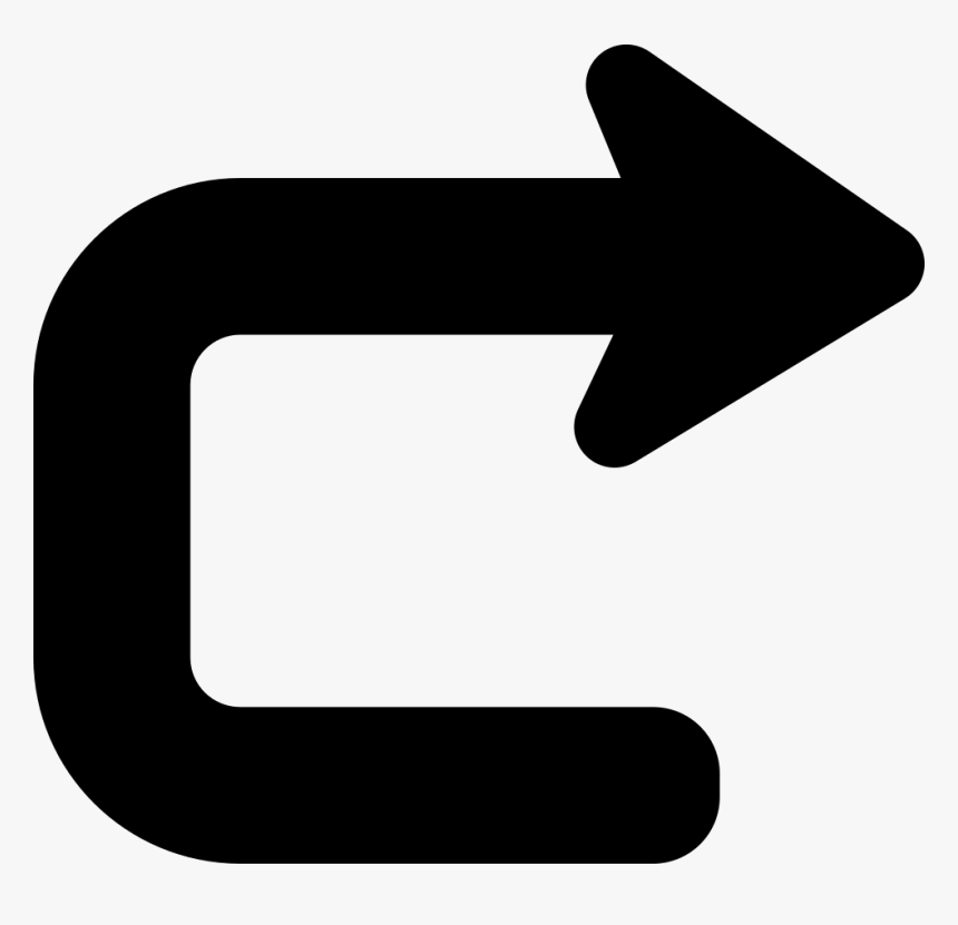 Returning Right Arrow - Turn Back Svg Icon, HD Png Download, Free Download