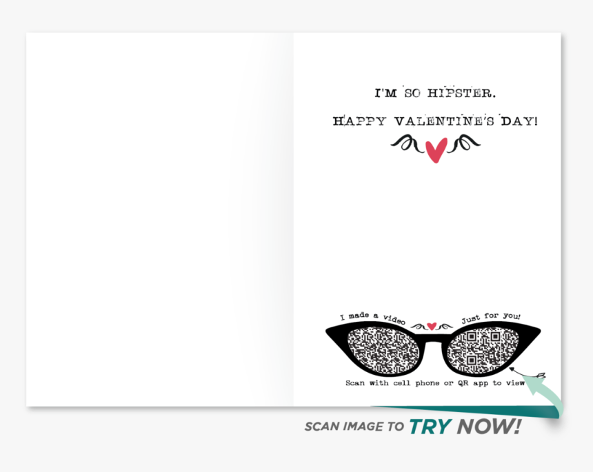 So Hipster Valentine"s Day Card - Graphics, HD Png Download, Free Download