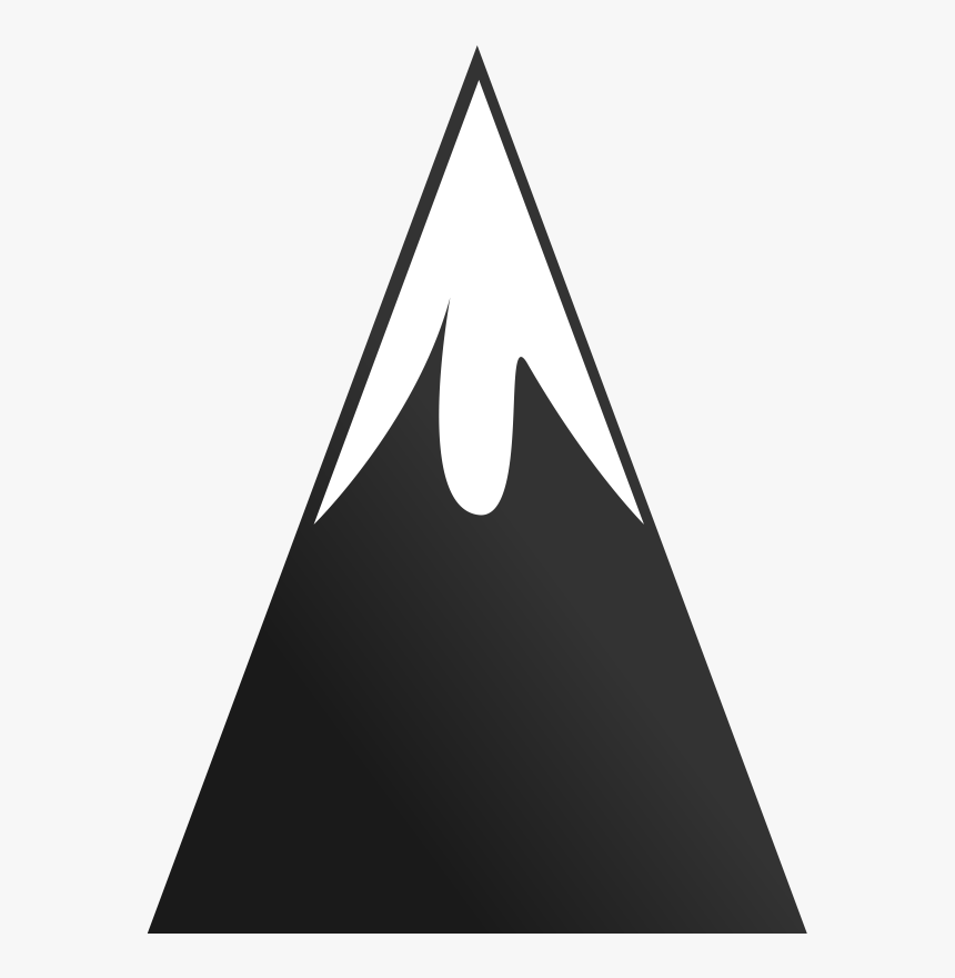 Mountain - Symbol Of Mountain Peak, HD Png Download, Free Download