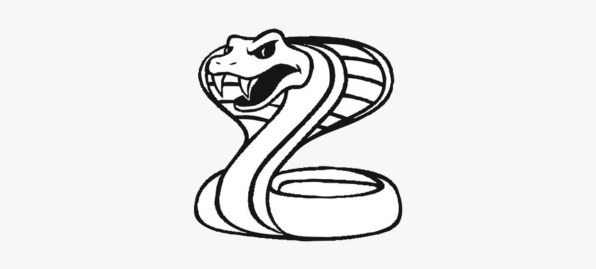 Snake Black And White Cartoon, HD Png Download, Free Download