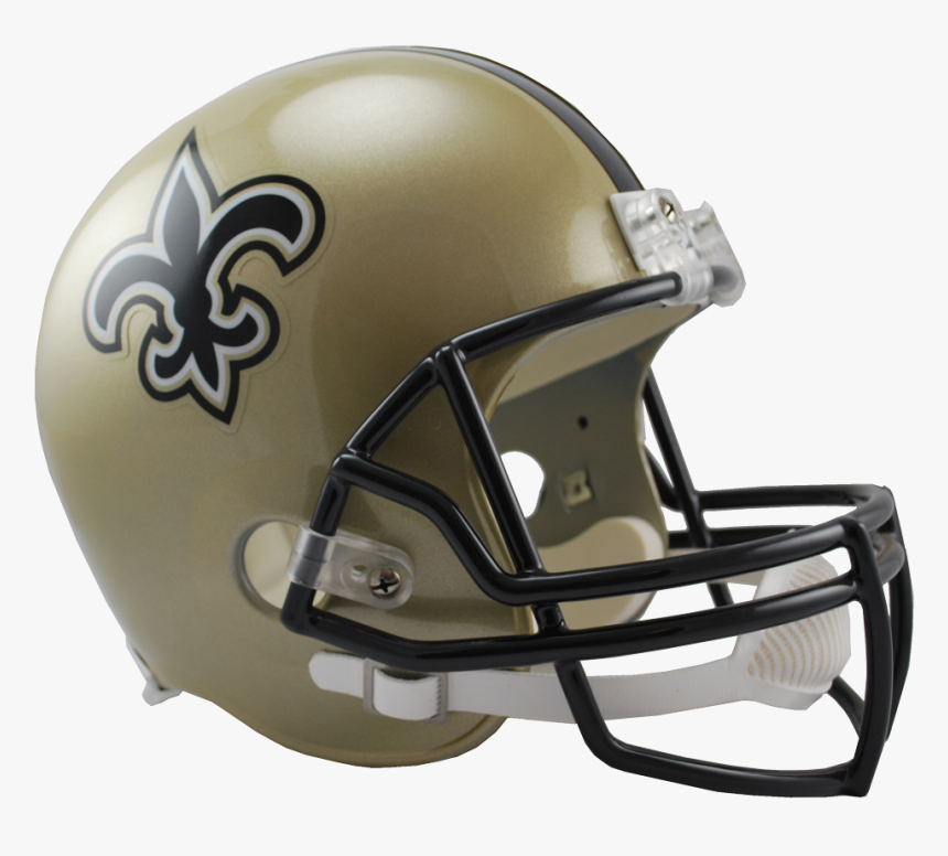 New Orleans Saints Vsr4 Replica Helmet - Saints Football Helmet, HD Png Download, Free Download