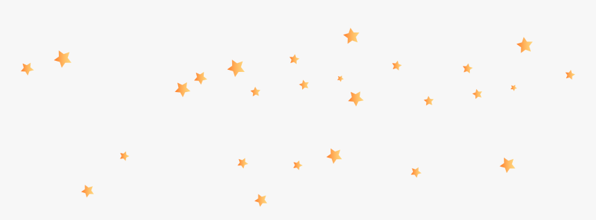 Orange Star Background Png Download - Orange Stars With Clear Background, Transparent Png, Free Download