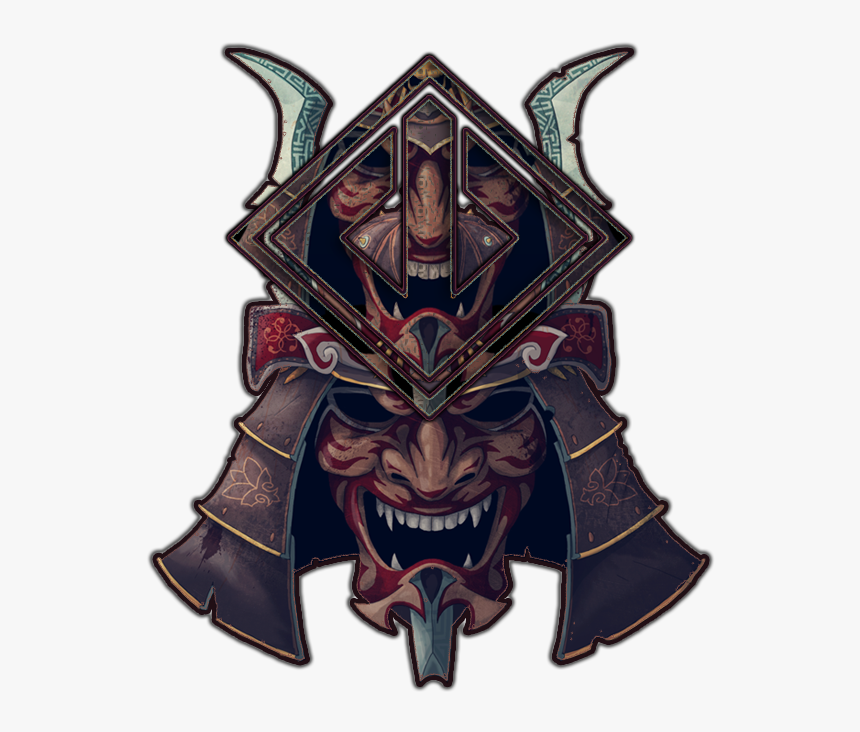 Oni Samurai Mask - Samurai Mask Png, Transparent Png, Free Download