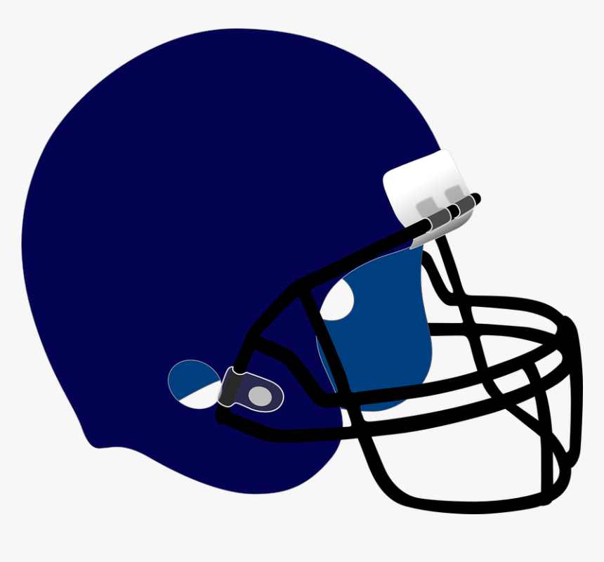 Transparent Samurai Helmet Png - Blue Football Helmet Clip Art, Png Download, Free Download