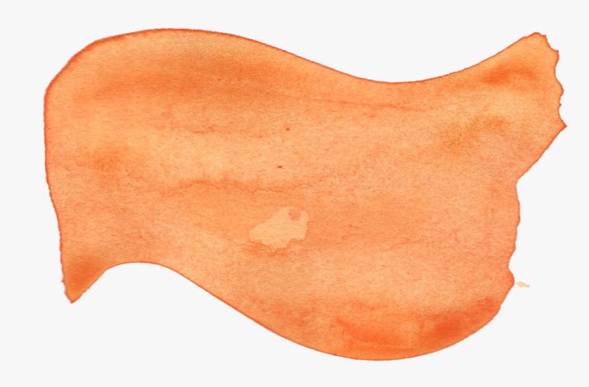 Orange Watercolor Stroke Png, Transparent Png, Free Download