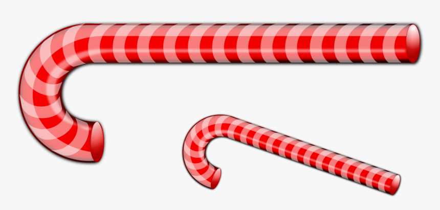 Confectionery,candy Cane,gelatin Dessert - Clipart Christmas Candy 3d, HD Png Download, Free Download