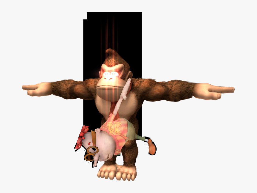 #tpose #carlwheezer #donkeykong #dankeykang #freetoedit - Donkey Kong T Pose, HD Png Download, Free Download