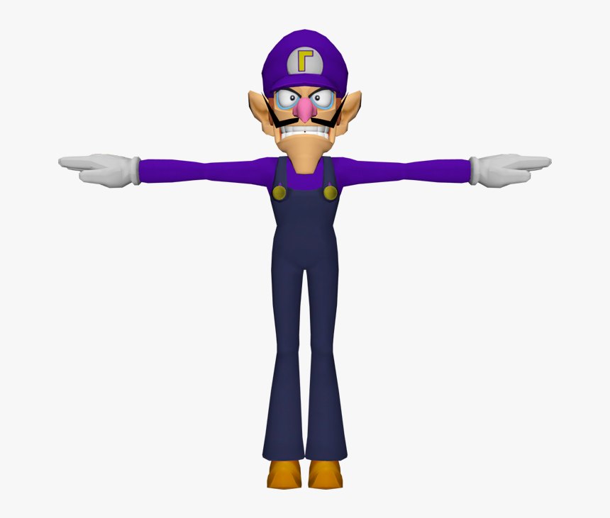 View Samegoogleiqdbsaucenao Waluigi , - Transparent Waluigi T Pose, HD Png Download, Free Download