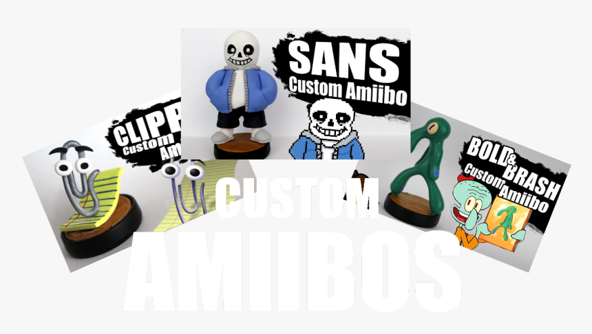 Custom Amiibos - Cartoon, HD Png Download, Free Download