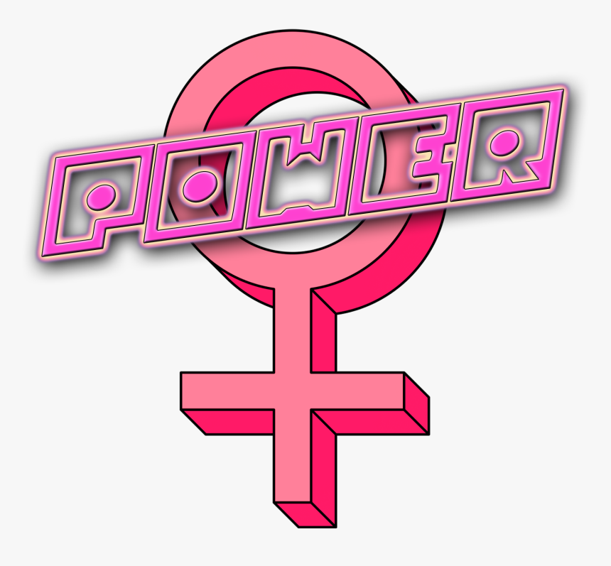 Image Of Girl Power Sticker - Cross, HD Png Download, Free Download