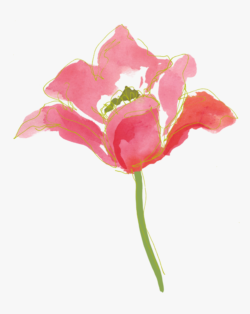 Flower Painting Transparent, HD Png Download, Free Download