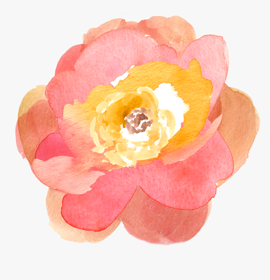 Free Fall Watercolor Floral - Water Color Flower Clip Art Free, HD Png Download, Free Download