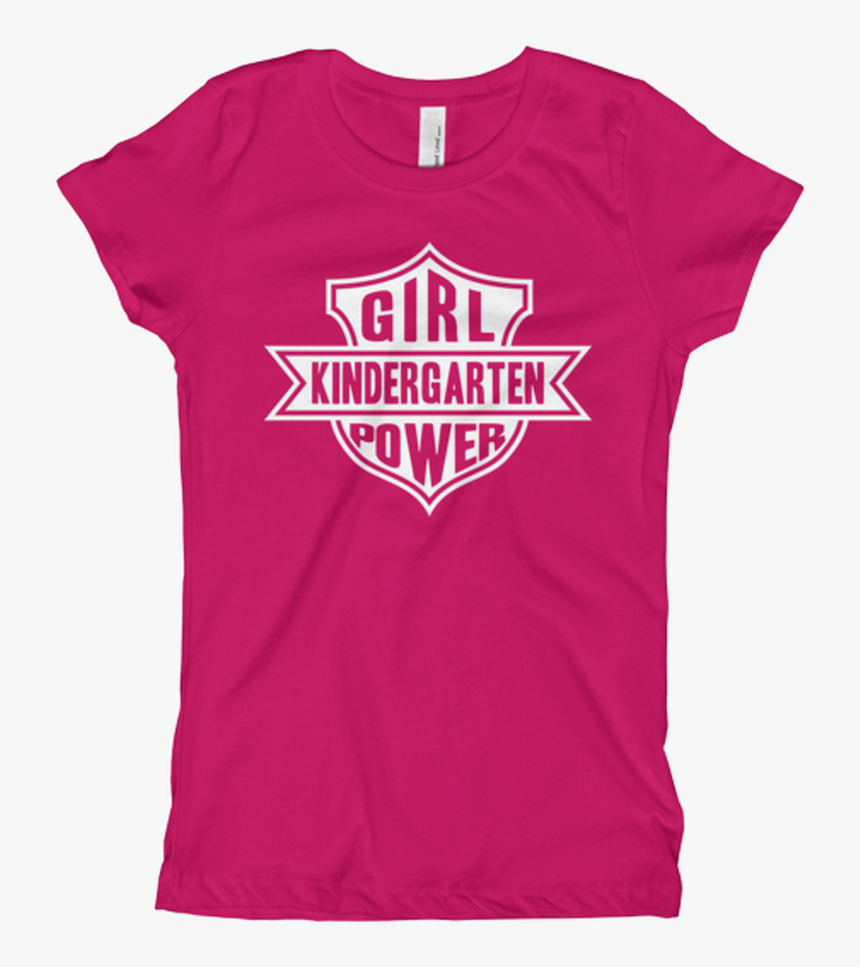 Kindergarten Girl Power Girl"s Tee Shirt, HD Png Download, Free Download