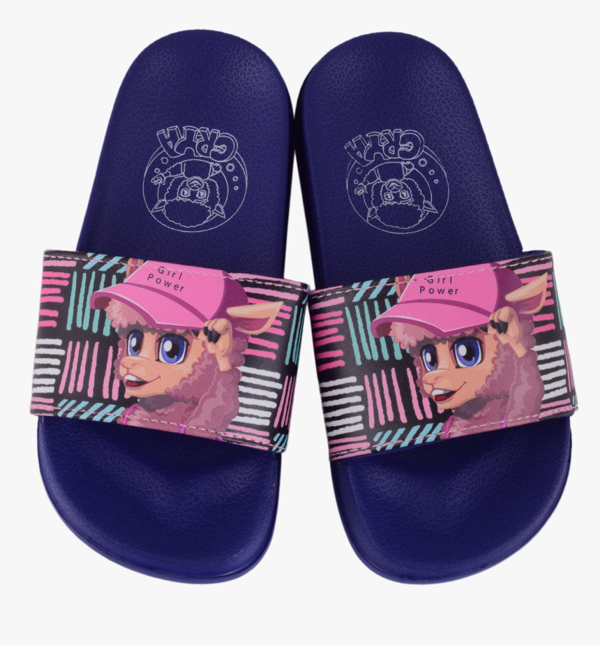 Crya Girl Power Slide On Slipper, HD Png Download, Free Download