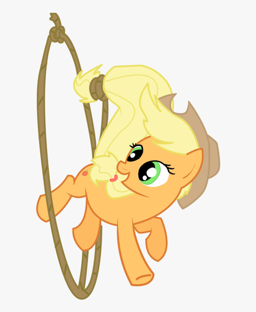 Applejack Rope Twirl Complete By Jaelachan D47az0a - Desenhos De Unicornios Dando Coice, HD Png Download, Free Download