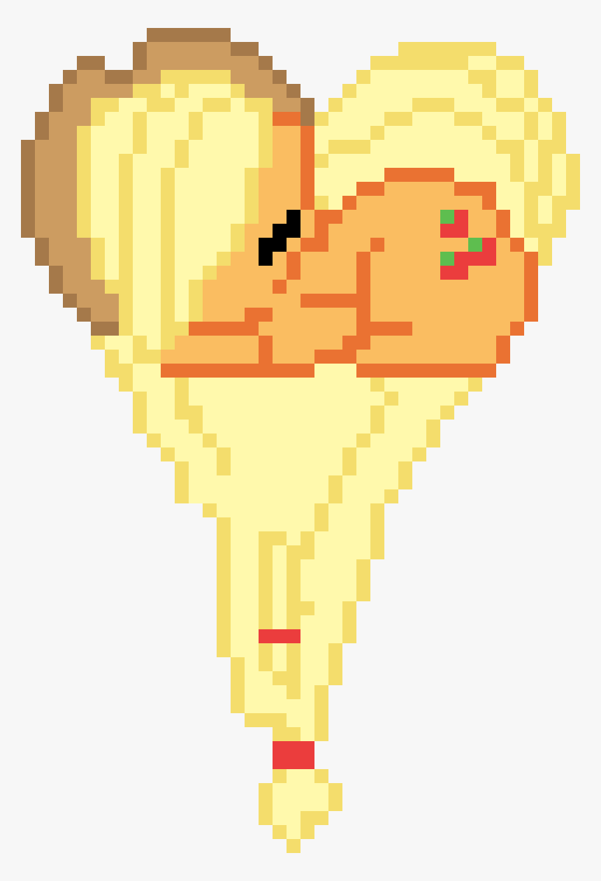 Applejack Heart Pixel Art, HD Png Download, Free Download