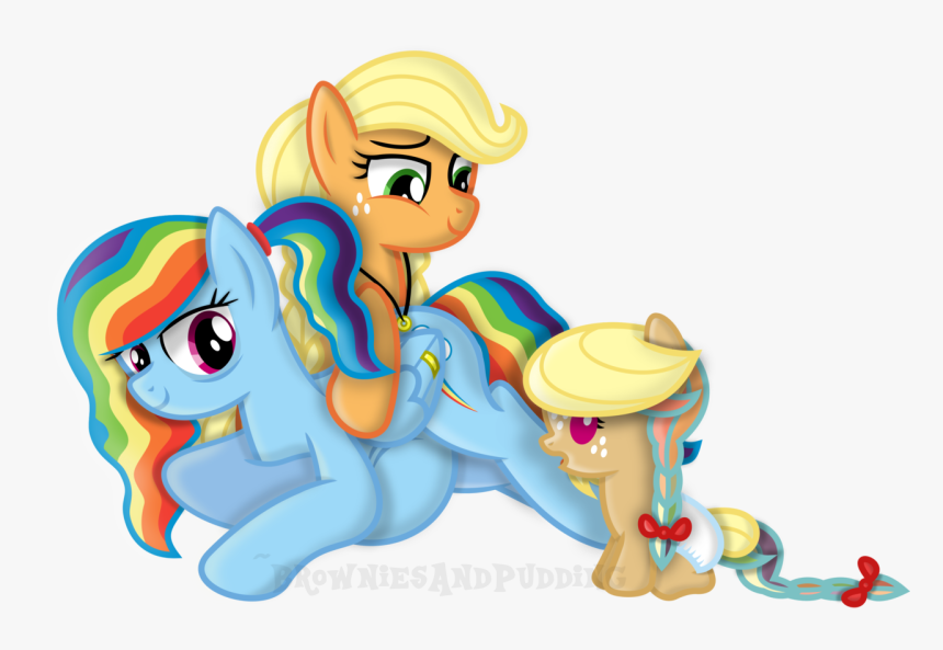 Appledash Applejack Artist Browniesandpudding Baby - Appledash Child, HD Png Download, Free Download