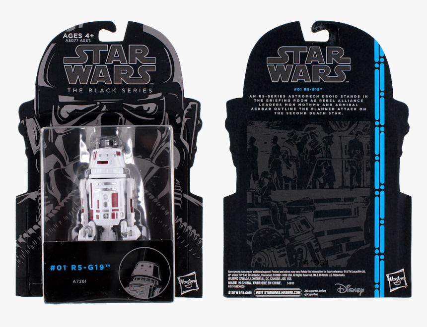 #01 R5-g19 Preview Images - Star Wars Black Series Darth Vader, HD Png Download, Free Download