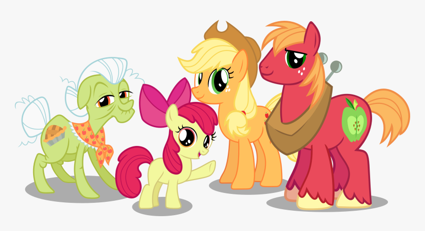 Mlp Mane 6 Families, HD Png Download, Free Download