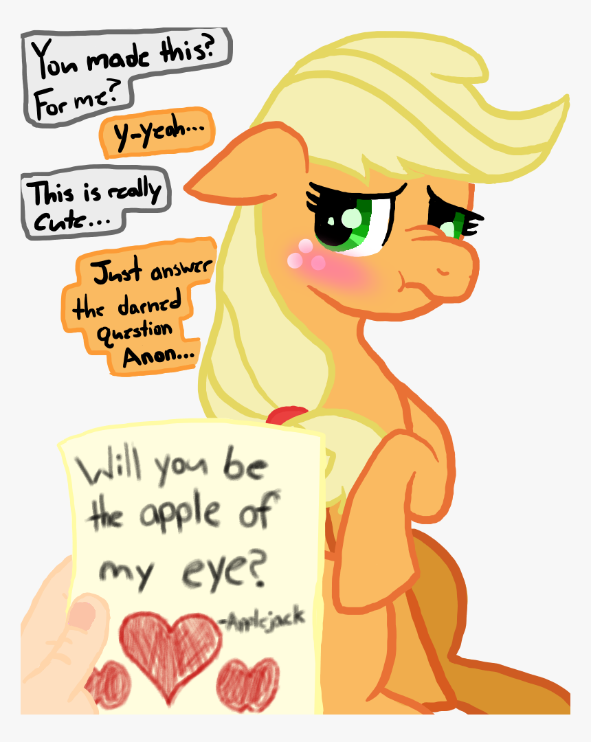 Mlp Applejack And Anon, HD Png Download, Free Download